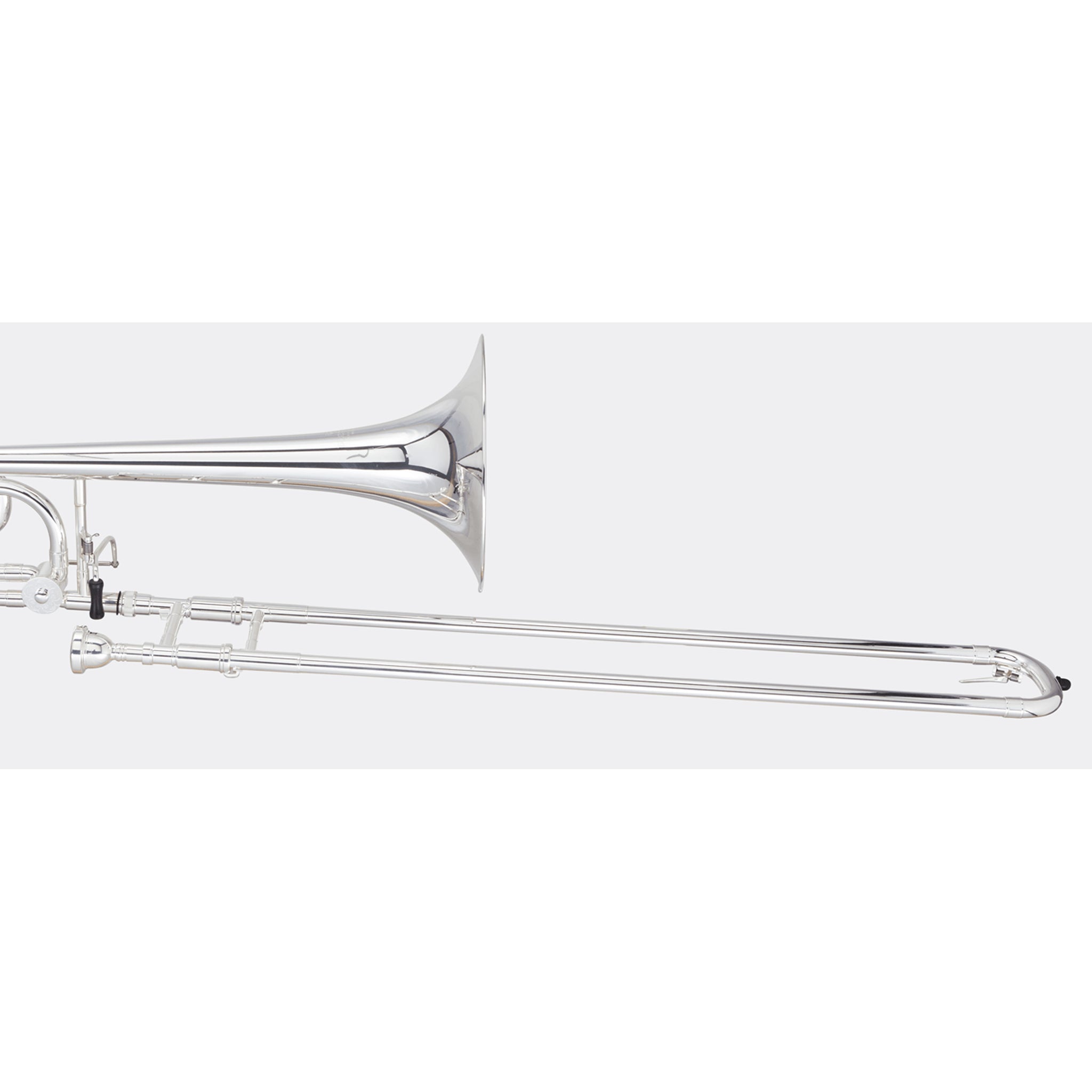 Blessing Tenor Trombone, .547" Bore, Traditional Wrap, F Rotor, Silver-Plate