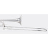 Blessing Tenor Trombone, .547" Bore, Traditional Wrap, F Rotor, Silver-Plate
