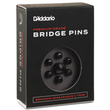 D'Addario Ebony Bridge Pins with End Pin Set, Ebony