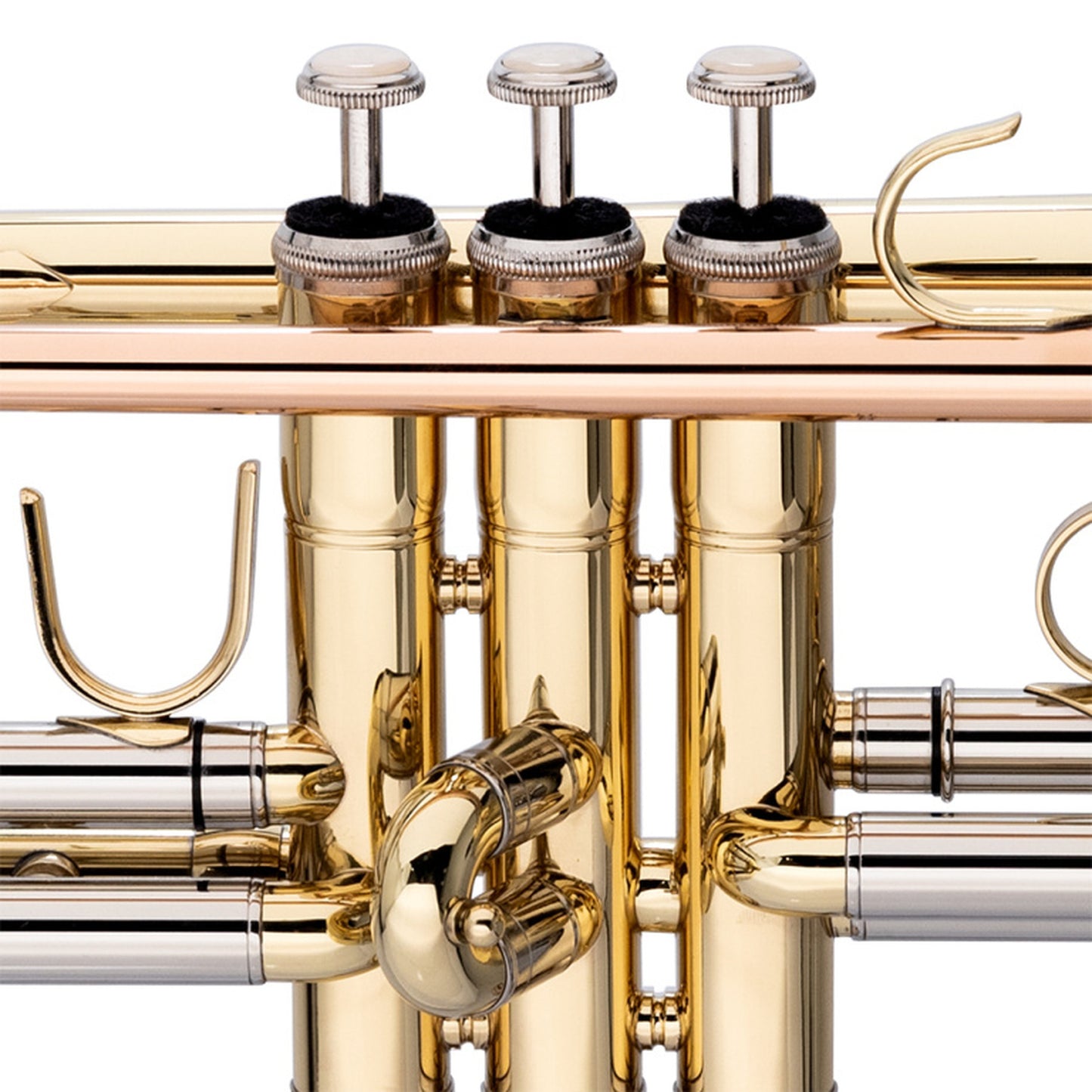 Stagg Levante Bb Trumpet, ML Bore, Leadpipe In Gold Brass, With Soft Case