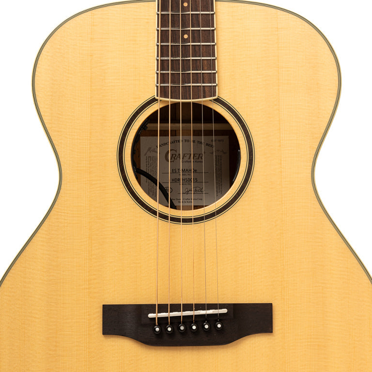 Crafter Es Series, Orchestra Acoustic-Electric Guitar With Solid Spruce Top
