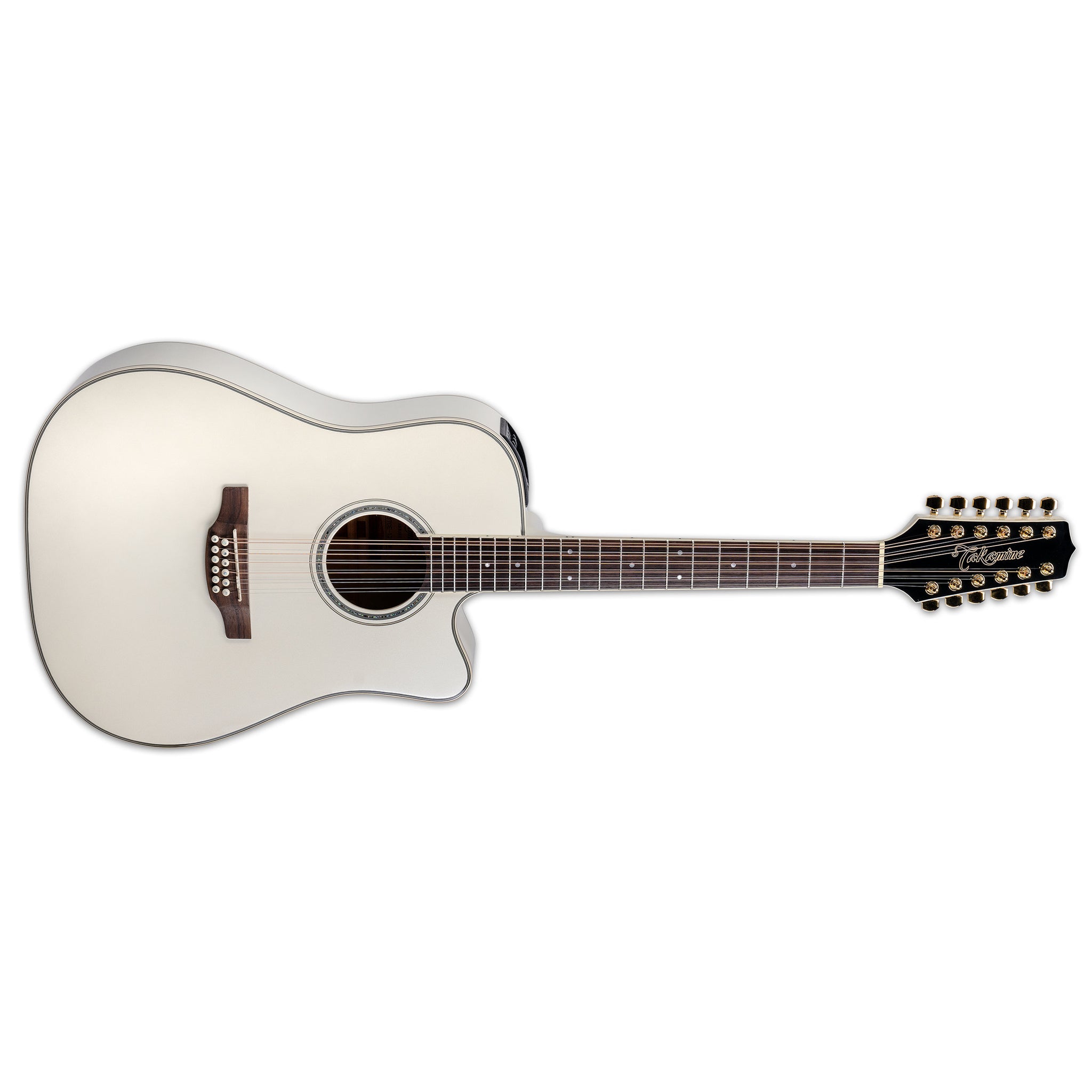 Takamine GD37CE-12-PW 12-String Acoustic-Electric Guitar Pearl White