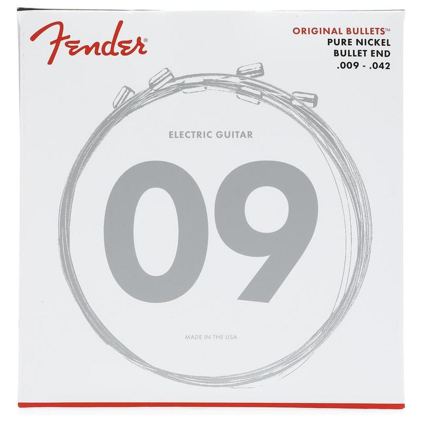 Fender Original Bullet 3150 Electric Guitar Strings Nickel Bullet End 009-042