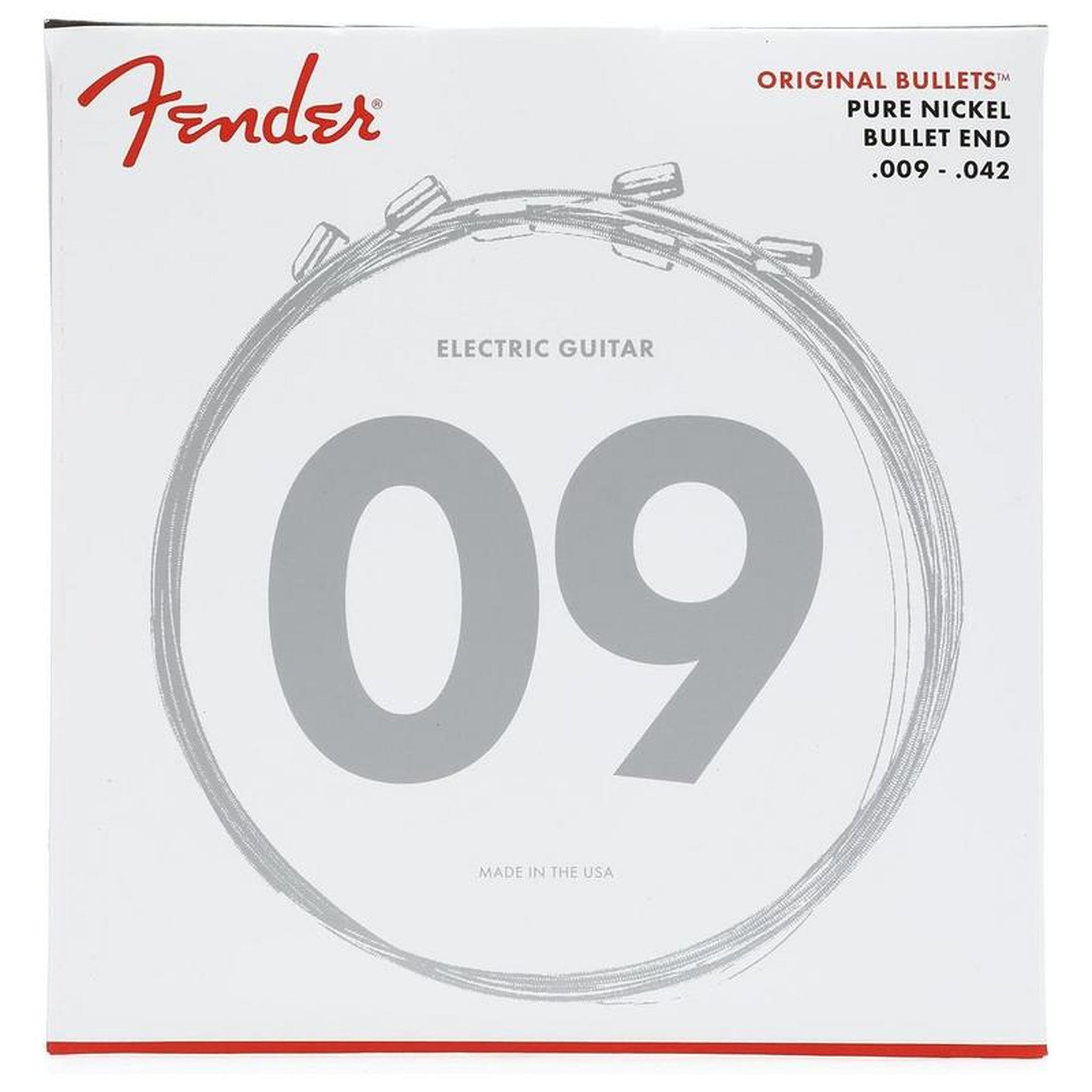 Fender Original Bullet 3150 Electric Guitar Strings Nickel Bullet End 009-042