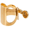 BG Tradition 24K Gold Plated Ligature for Bb Clarinet with Cap, L3BG