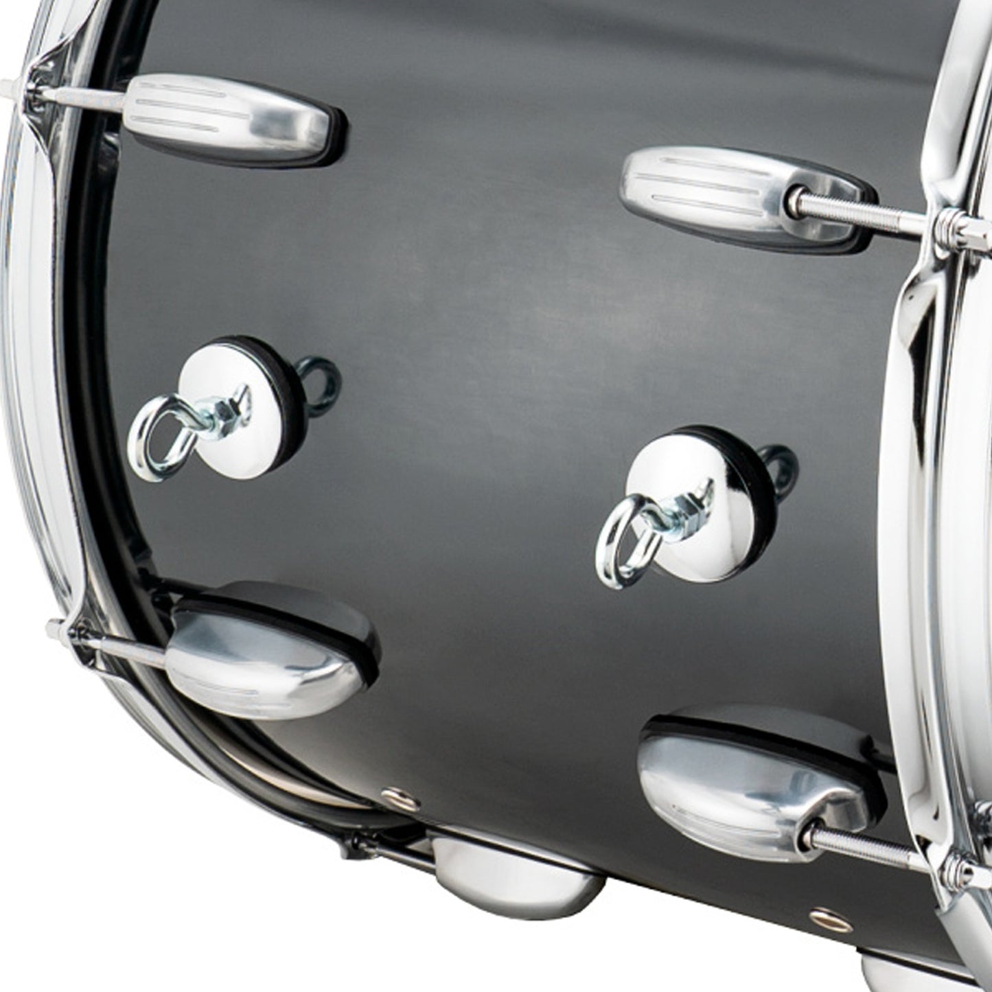 Ludwig LUCT16PB Ultimate Marching 12X16 Single Chest Tenor Drum Black Cortex