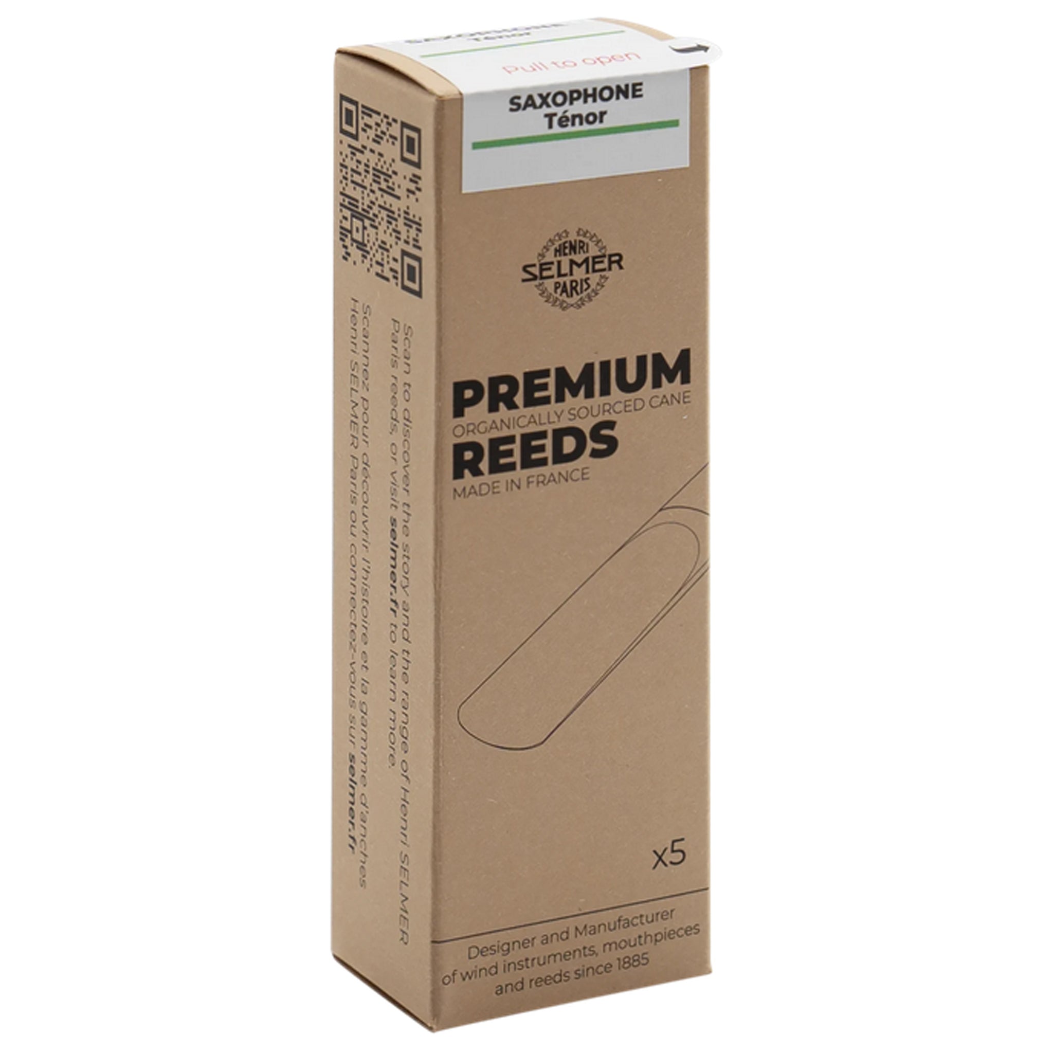 Selmer Paris Tenor Saxophone Reed Box of 5 Size 3