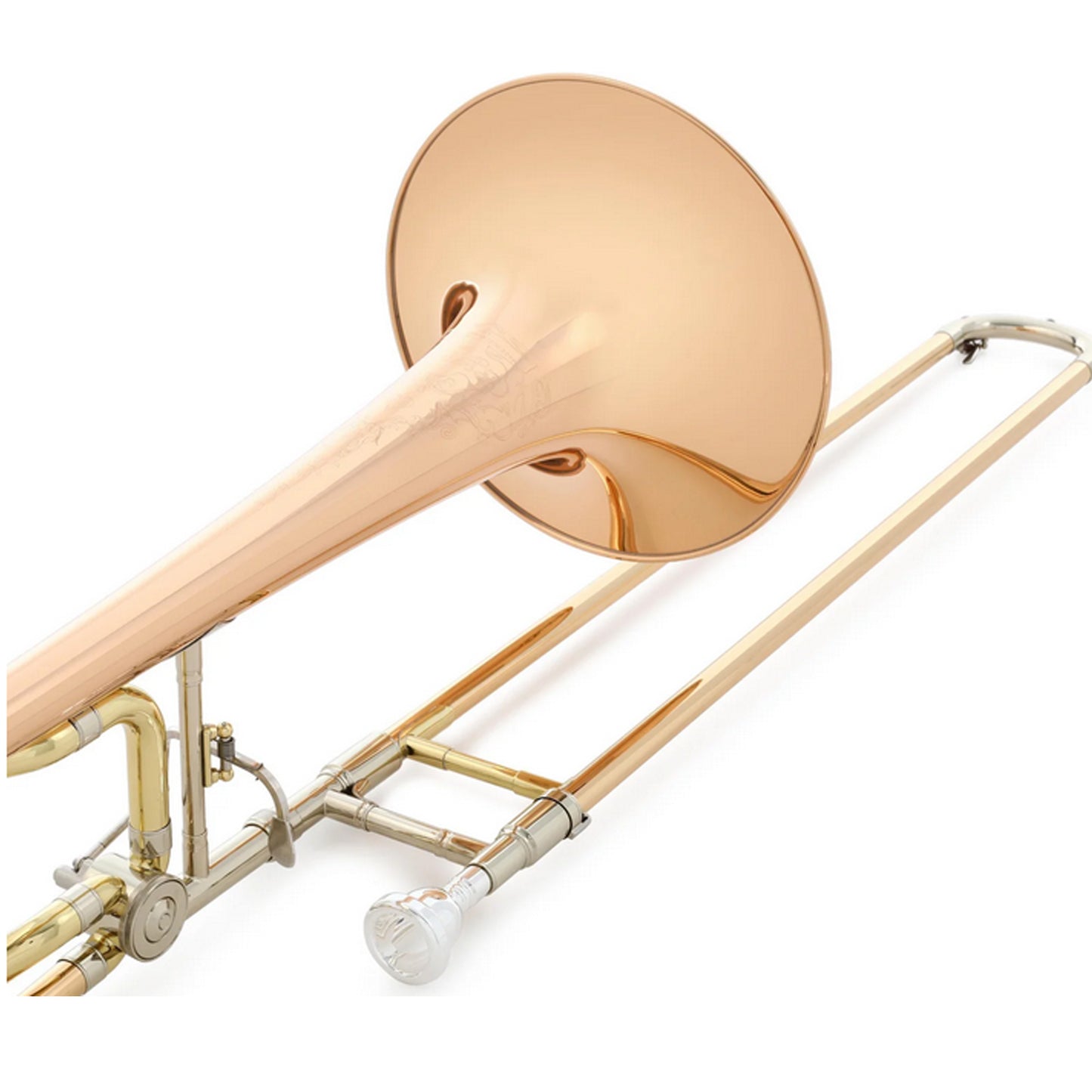 Conn 110H Bass Trombone Outfit Single Rotor Valve, Rose Brass Bell