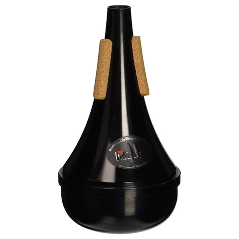 Mutec Trumpet Mute, Straight, Performance Series, Round, Black Polymer