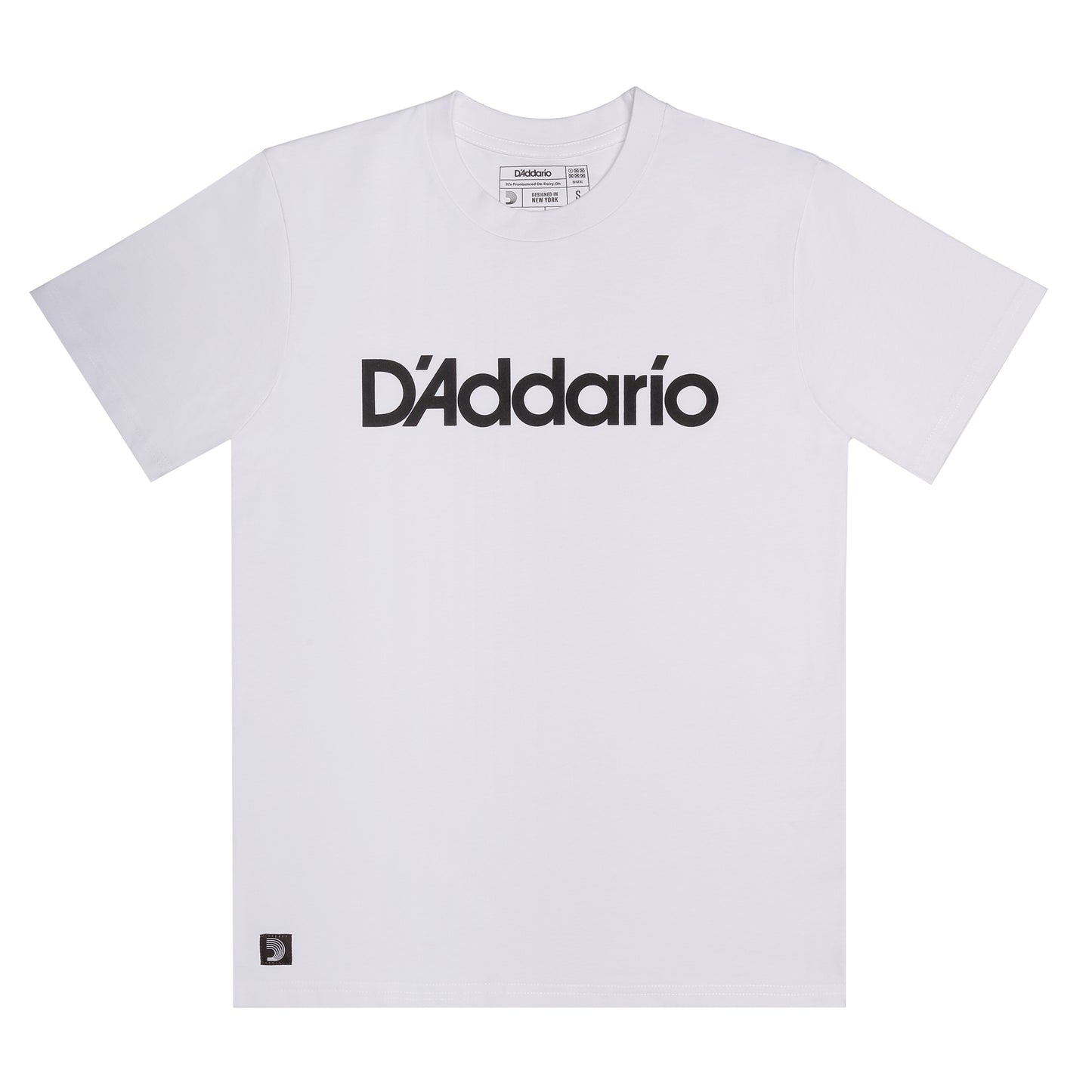 D'Addario Logo T-Shirt, White, 2XL