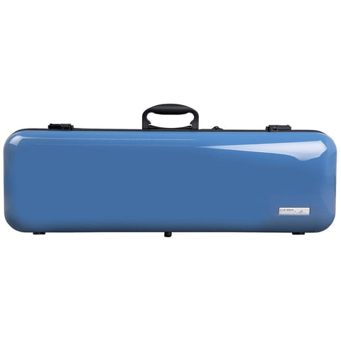 GEWA Violin Case, Air 2.1, Oblong, 4/4, Blue/Black, High Gloss, w/Subway Handle