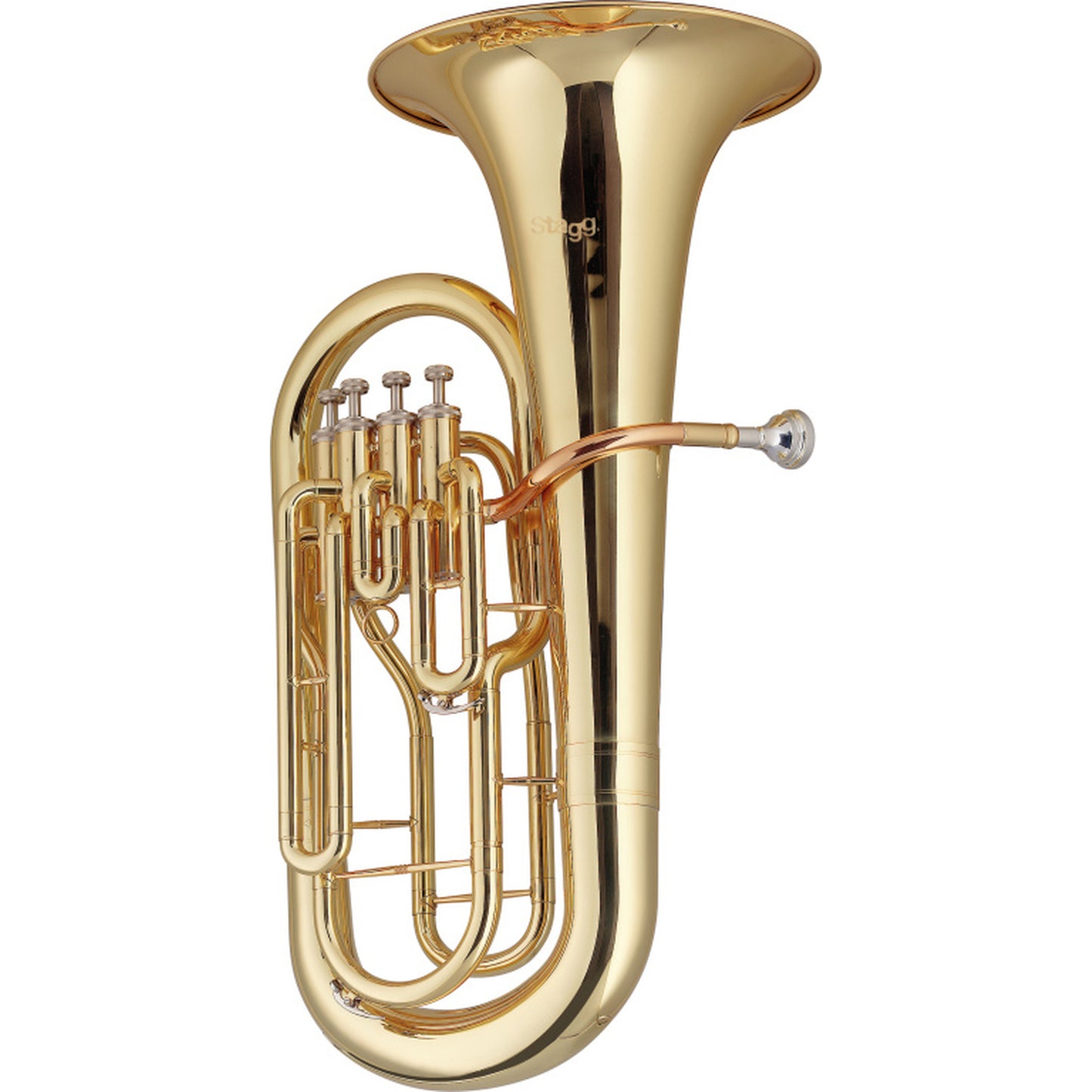 Stagg Bb Euphonium, 4 Piston Valves, With ABS Case