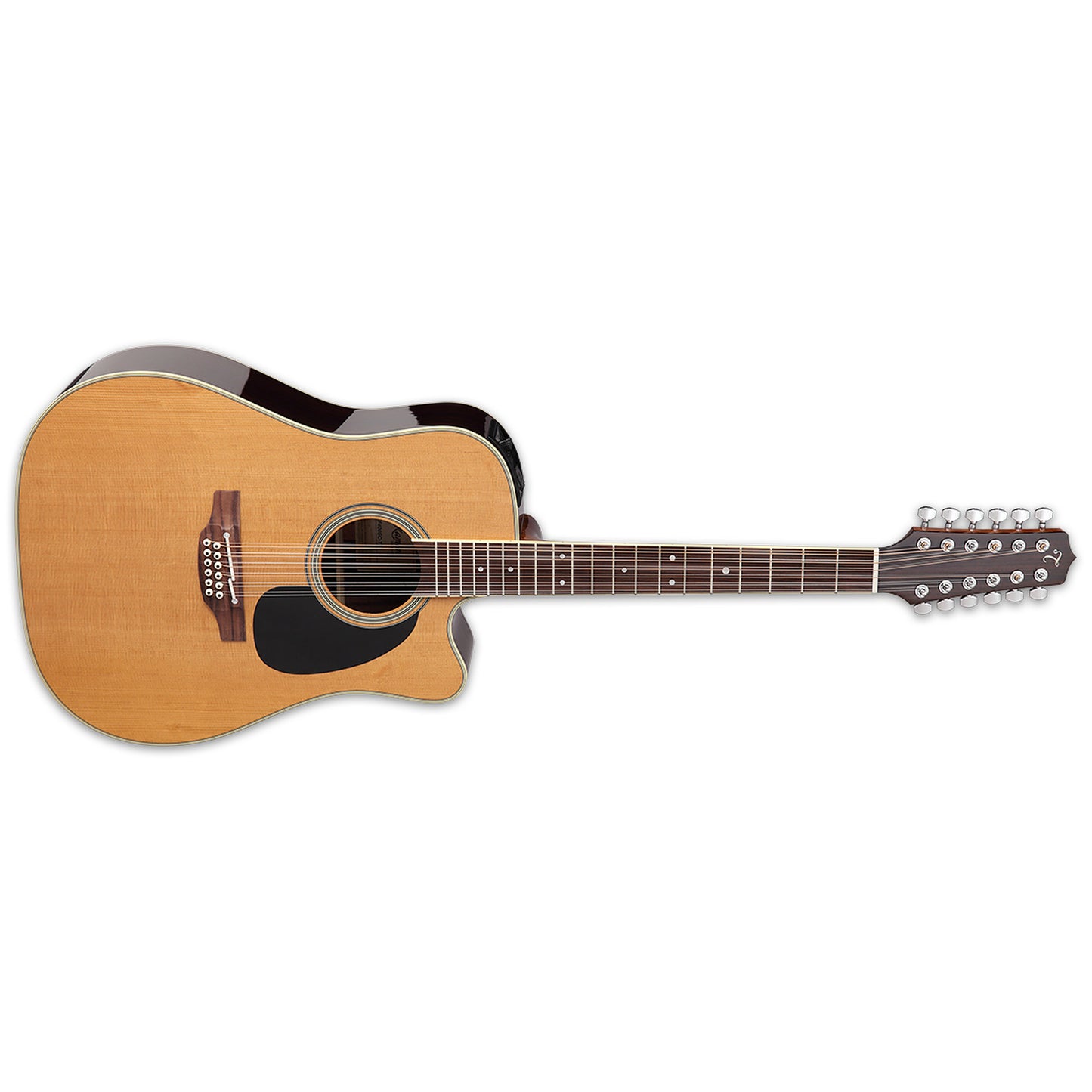 Takamine EF400SC TT 12-String Acoustic-Electric Guitar W/Semi-Hard Case
