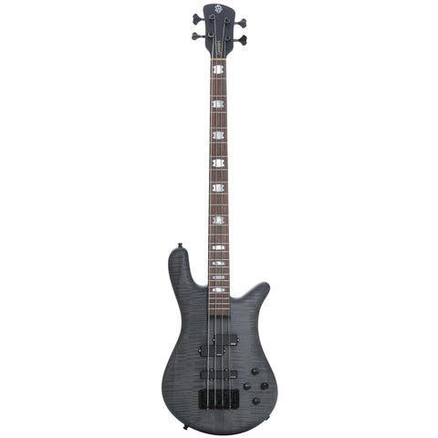 Spector Euro4LX 4 String Bass Guitar Trans Black Stain Matte with Black Hardware