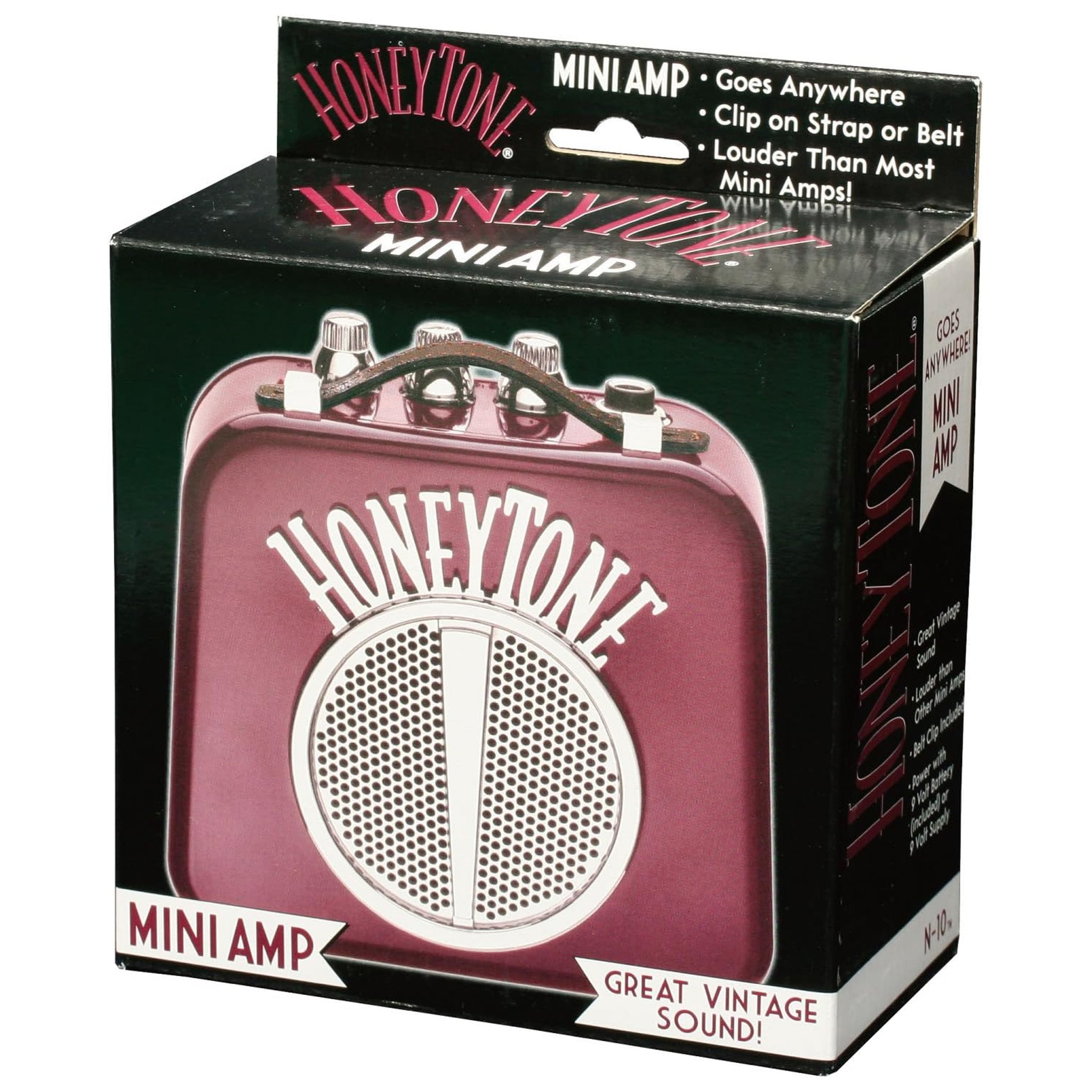 Danelectro N10A Electric Guitar Mini Amplifier, Burgundy