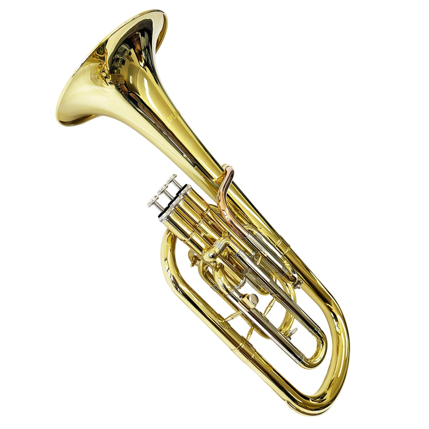 D'Luca MX280 Series Gold Brass Alto Horn with Case
