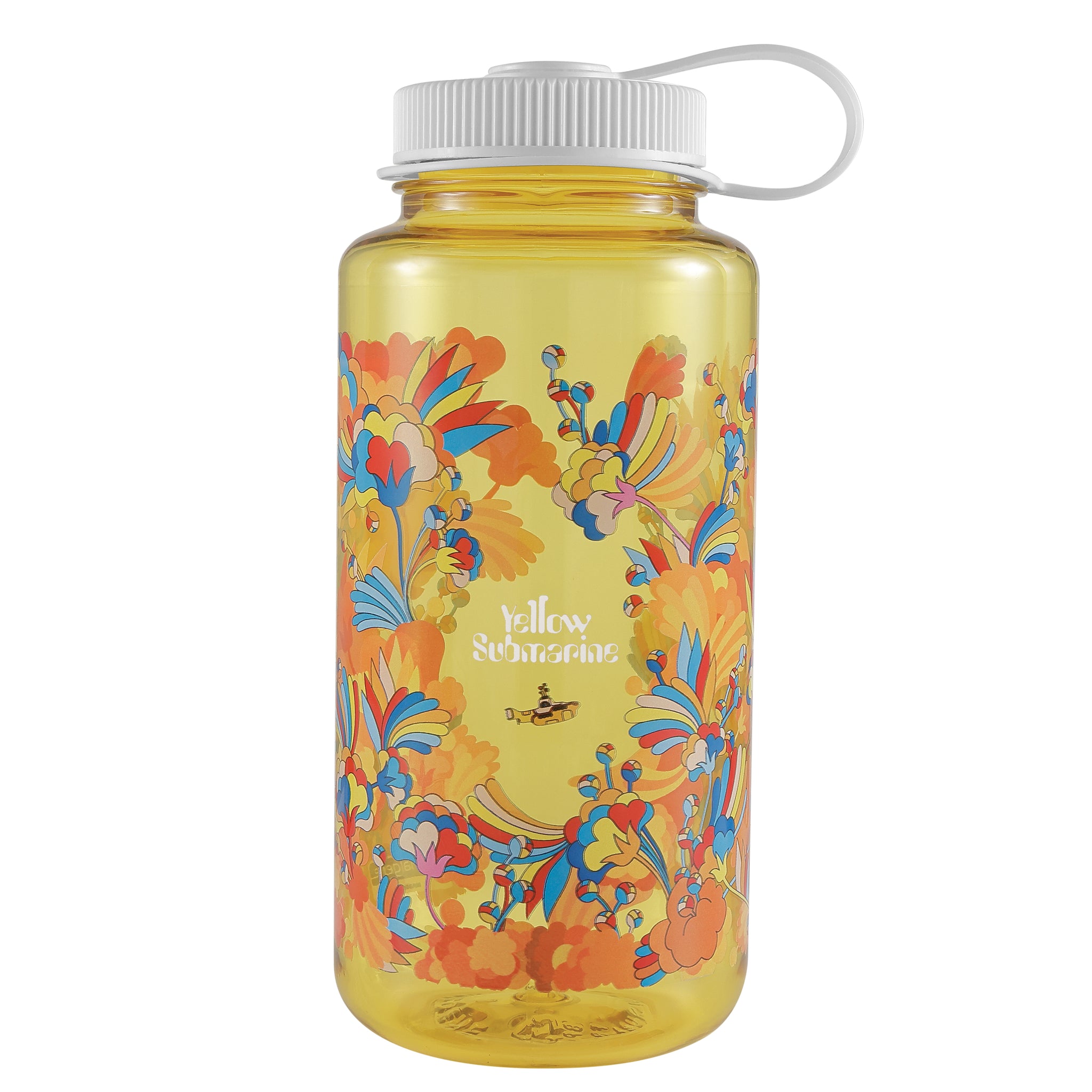 D'Addario Beatles Yellow Submarine Water Bottle, Primrose Prairie