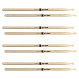 ProMark Classic Attack 5B Shira Kashi Oak Drumsticks, Oval Wood Tip, 4-Pack