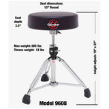 Gibraltar 13" Round Drum Throne