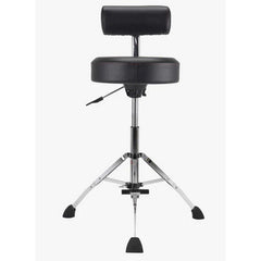 Gibraltar Hydraulic Tall Round Drum Throne with Footrest