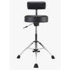 Gibraltar Hydraulic Tall Round Drum Throne with Footrest