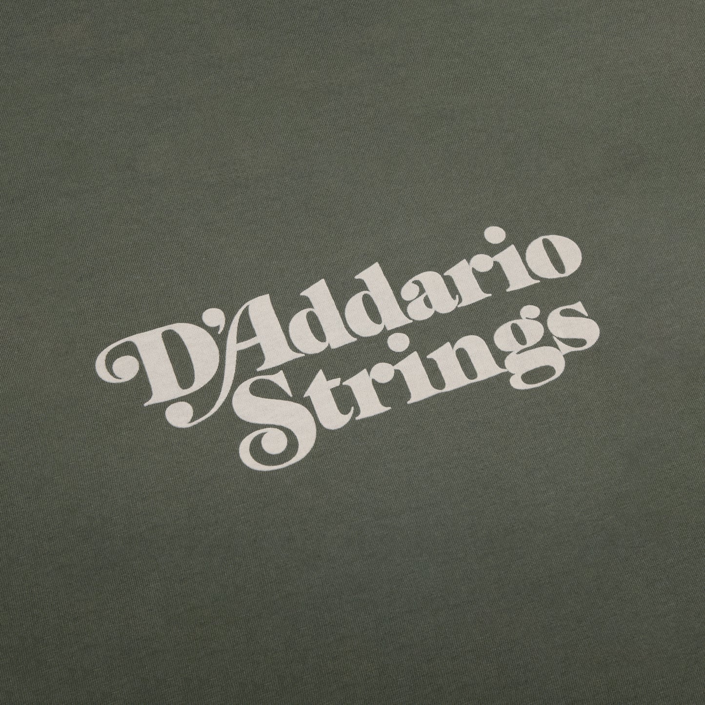 D'Addario 1978 Logo T-Shirt, Willow Green, 3XL