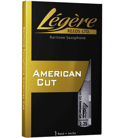 Legere Baritone Saxophone Reed, American Cut, Strength 2.25