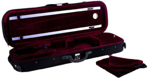 D'Luca Oblong Full Size Violin Case With Hygrometer