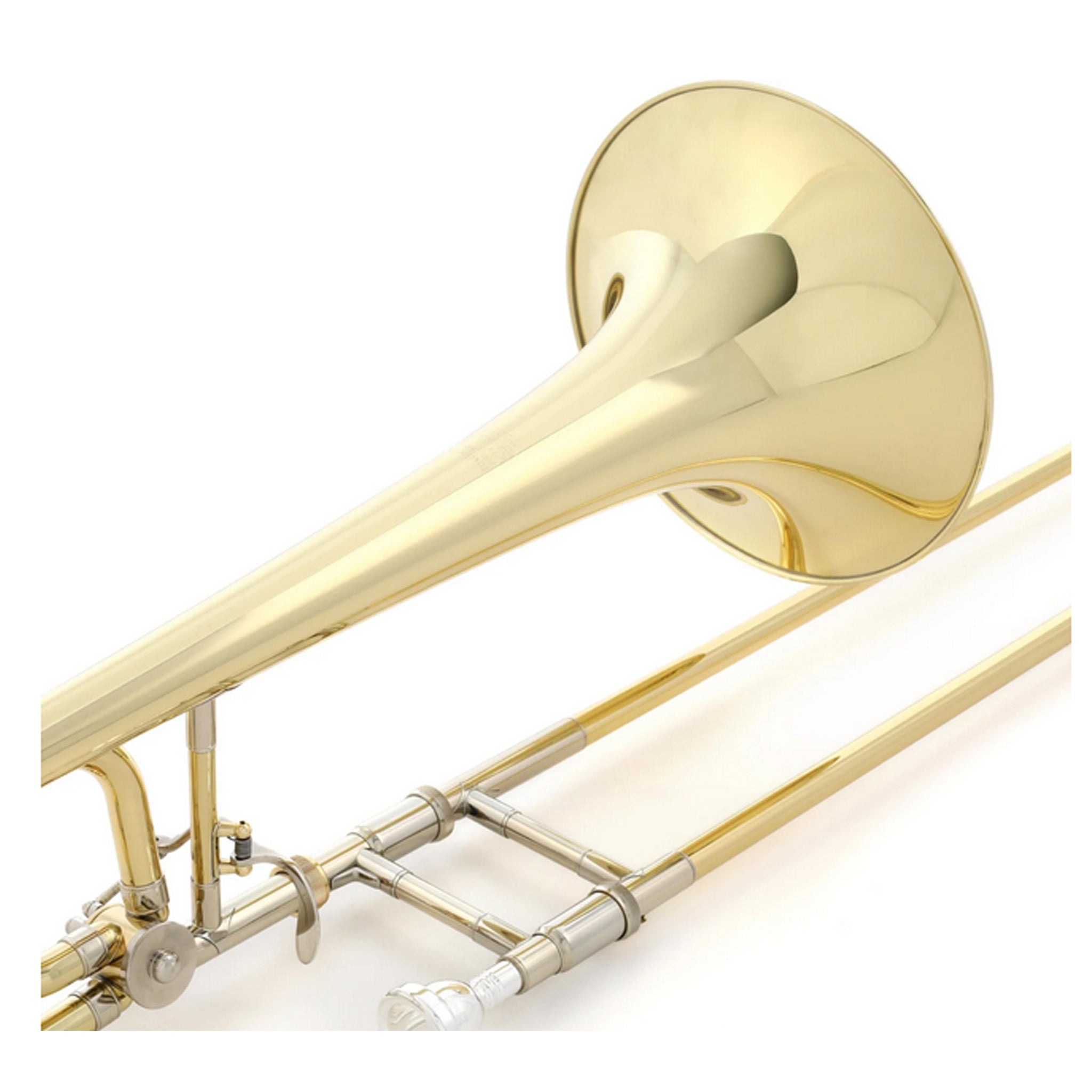 Bach 50BO Stradivarius Bass Trombone Single Rotor Valve Open Wrap