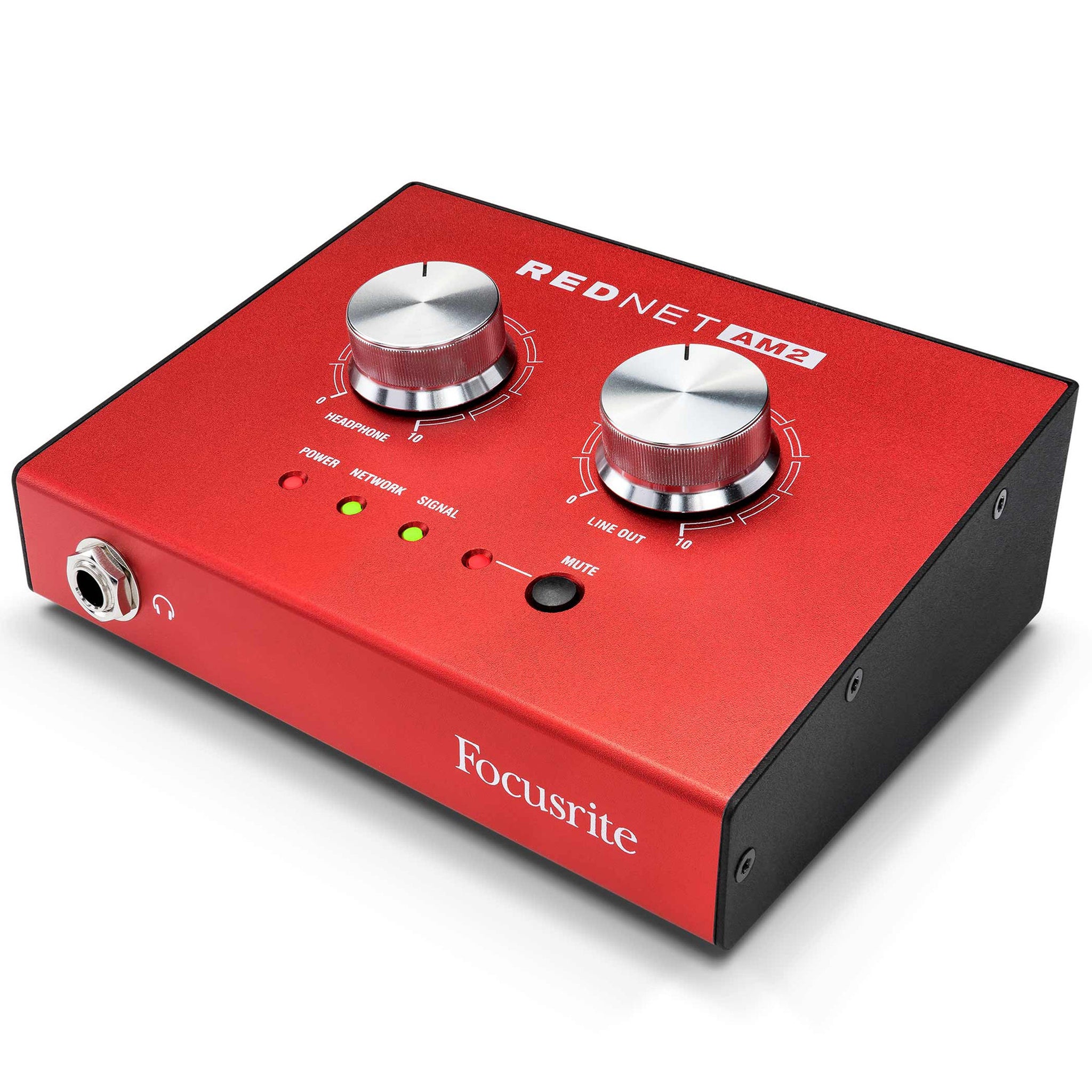Focusrite Pro RedNet AM2 Stereo Dante Headphone Amp