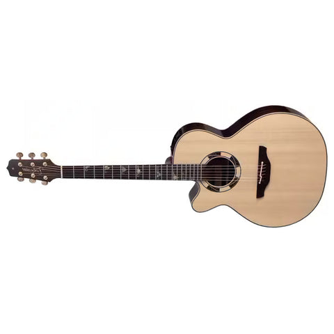 Takamine DSF48C-LH Left-Handed Santa Fe Acoustic-Electric Guitar W/Case