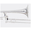 Blessing Tenor Trombone, .547" Bore, Open Wrap, F Rotor, Silver-Plate, Outfit