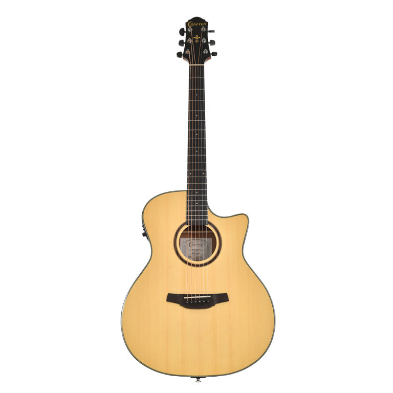 Crafter Silver Series 250, Grand Auditorium Acoustic-Electric Guitar Cutaway