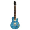 Aria Pro II Electric Guitar See Thru Emerald Blue