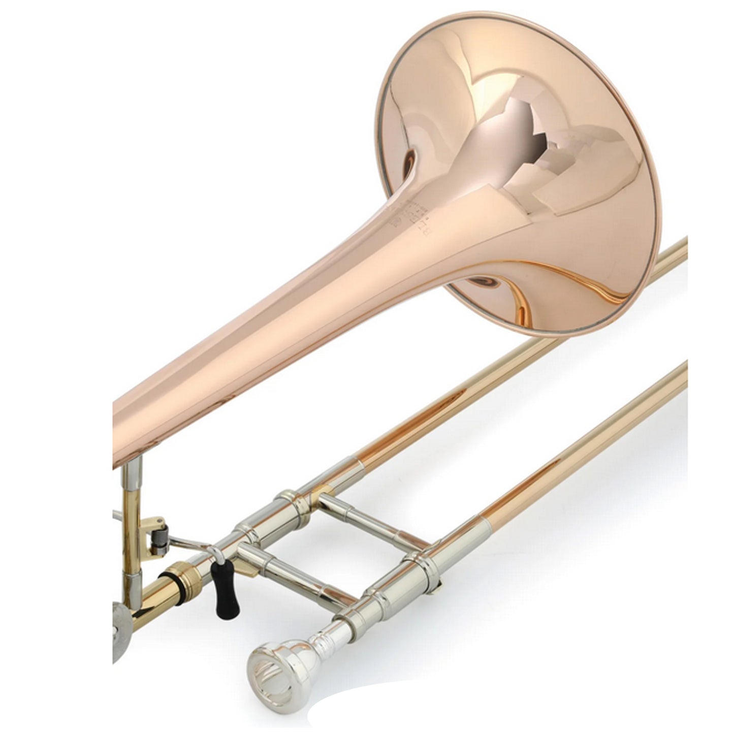 Blessing Tenor Trombone, .547" Bore, Open Wrap, F Rotor, Rose Brass Bell, Outfit