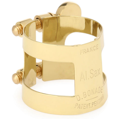 Bonade 2254UG Alto Saxophone Ligature Inverted Gold