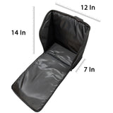 D'Luca BG Series Accordion Gig Bag for 12 Bass, 1, 2 and 3 Row Buttons, Black