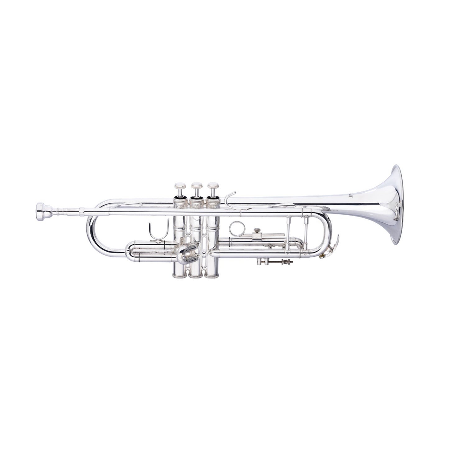 Stagg Levante Bb Trumpet, Bell And Leadpipe Silver Plated Finish