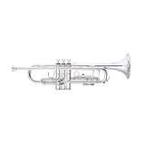 Stagg Levante Bb Trumpet, Bell And Leadpipe Silver Plated Finish