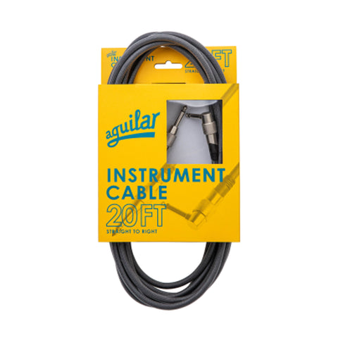 Aguilar 20FT Instrument Cable Straight to Right