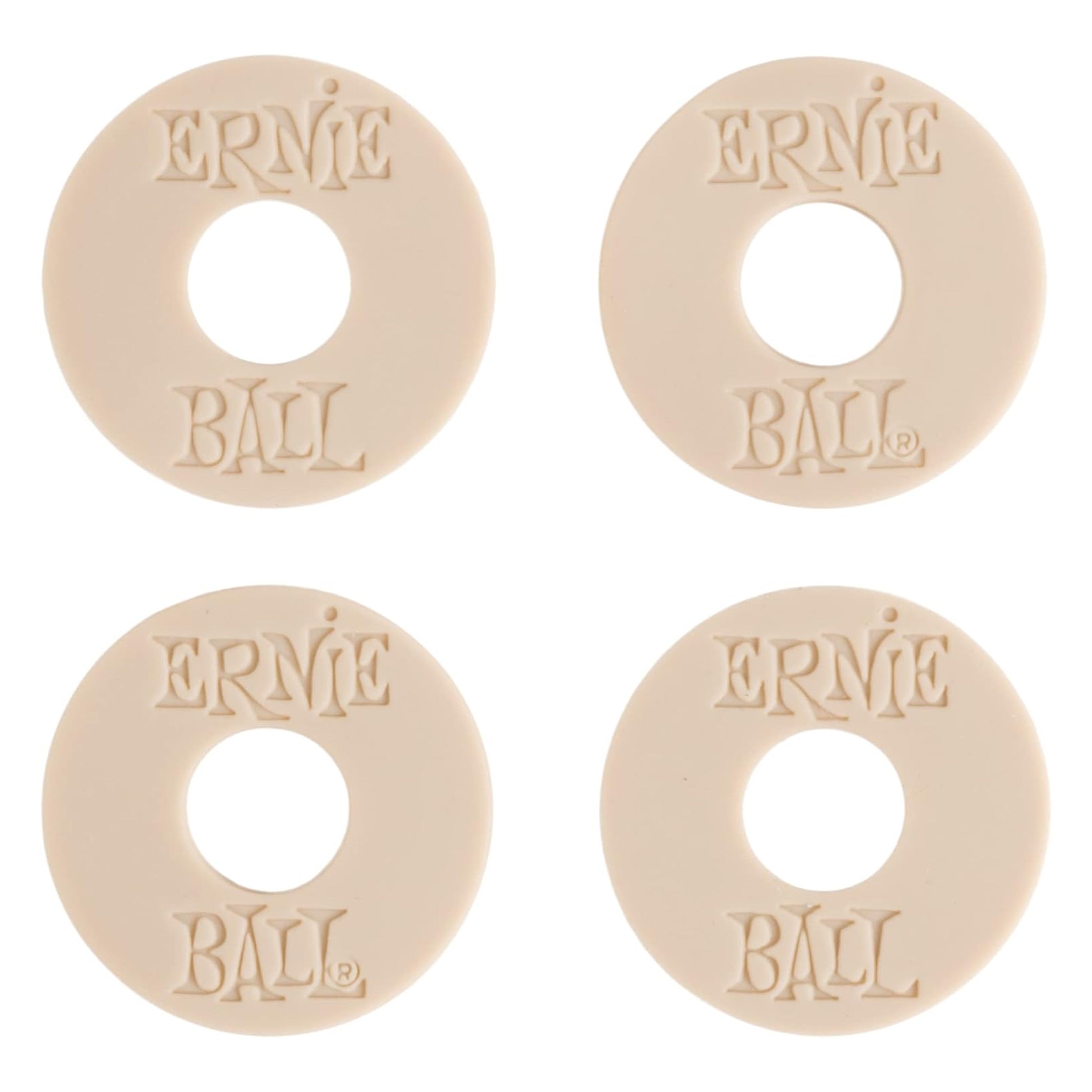 Ernie Ball Strap Blocks - Gray - 4 Pack