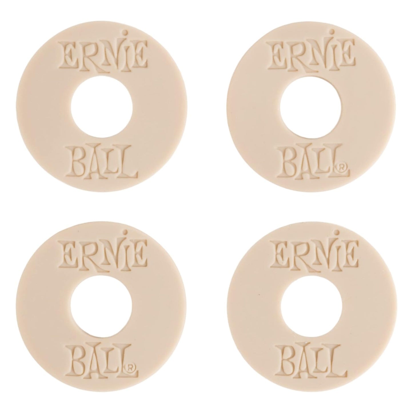 Ernie Ball Strap Blocks - Gray - 4 Pack