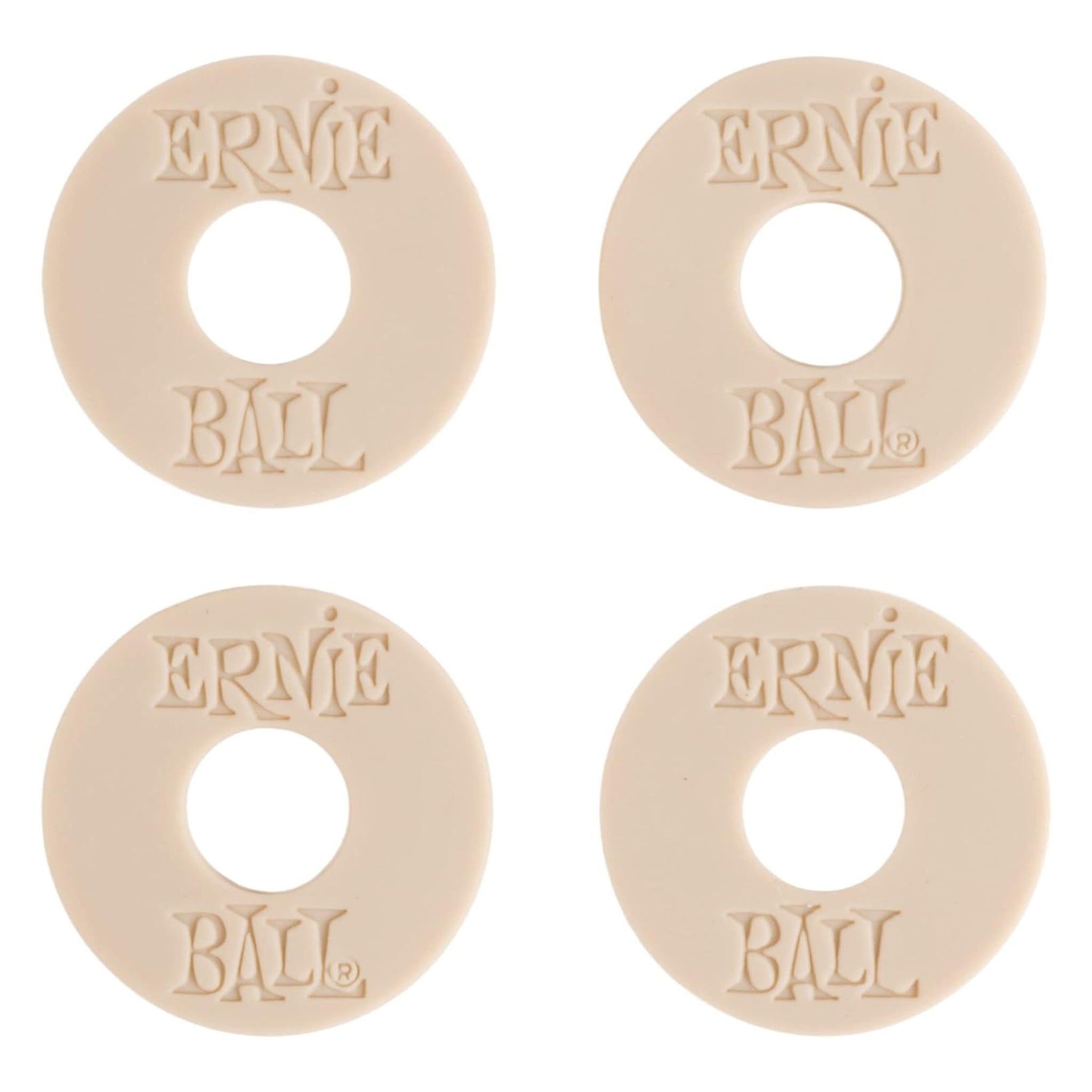 Ernie Ball Strap Blocks - Gray - 4 Pack