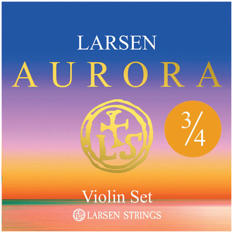 Larsen Aurora, Violin String Set, 3/4, Medium