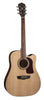 Washburn D10SCE Heritage 10 Series Dreadnought Acoustic Electric Guitar. Natural