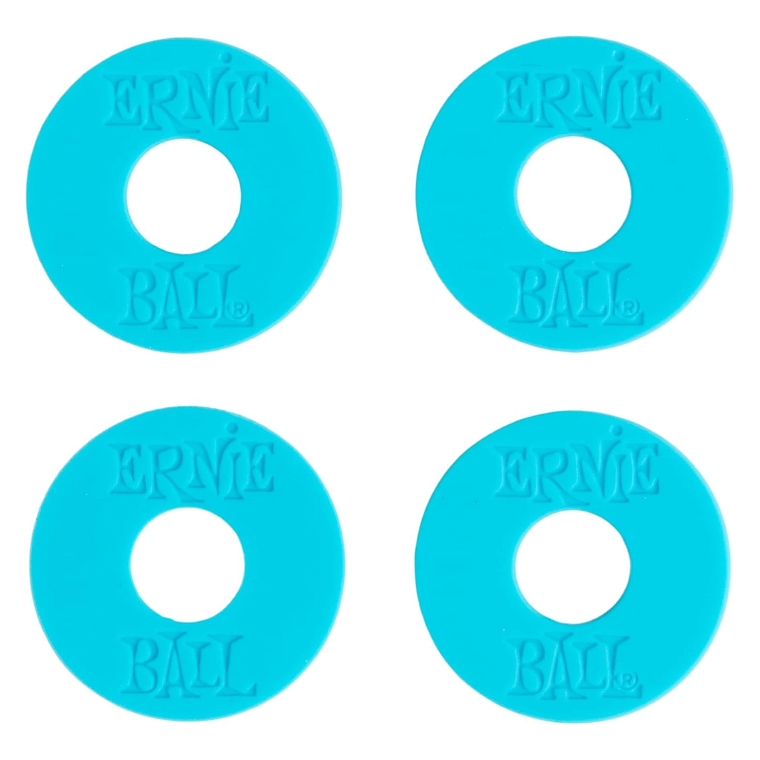 Ernie Ball Strap Blocks - Blue - 4 Pack