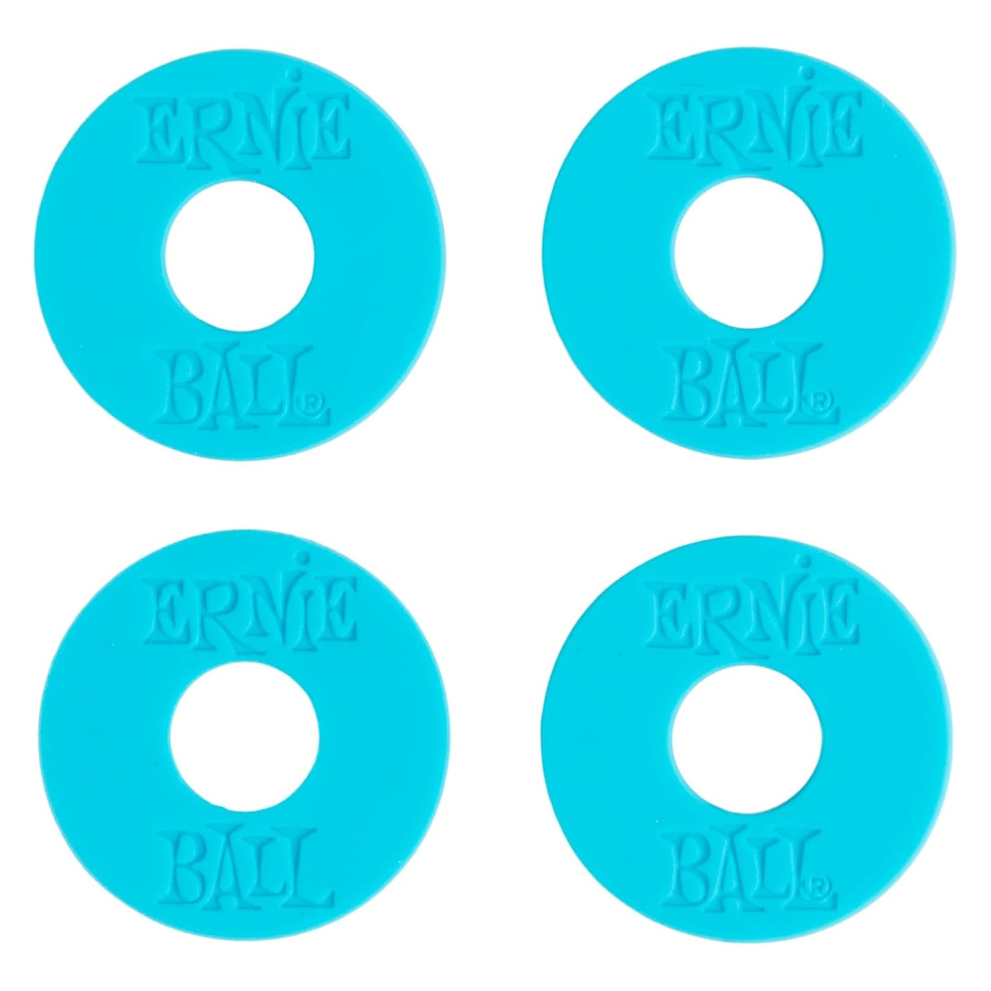Ernie Ball Strap Blocks - Blue - 4 Pack