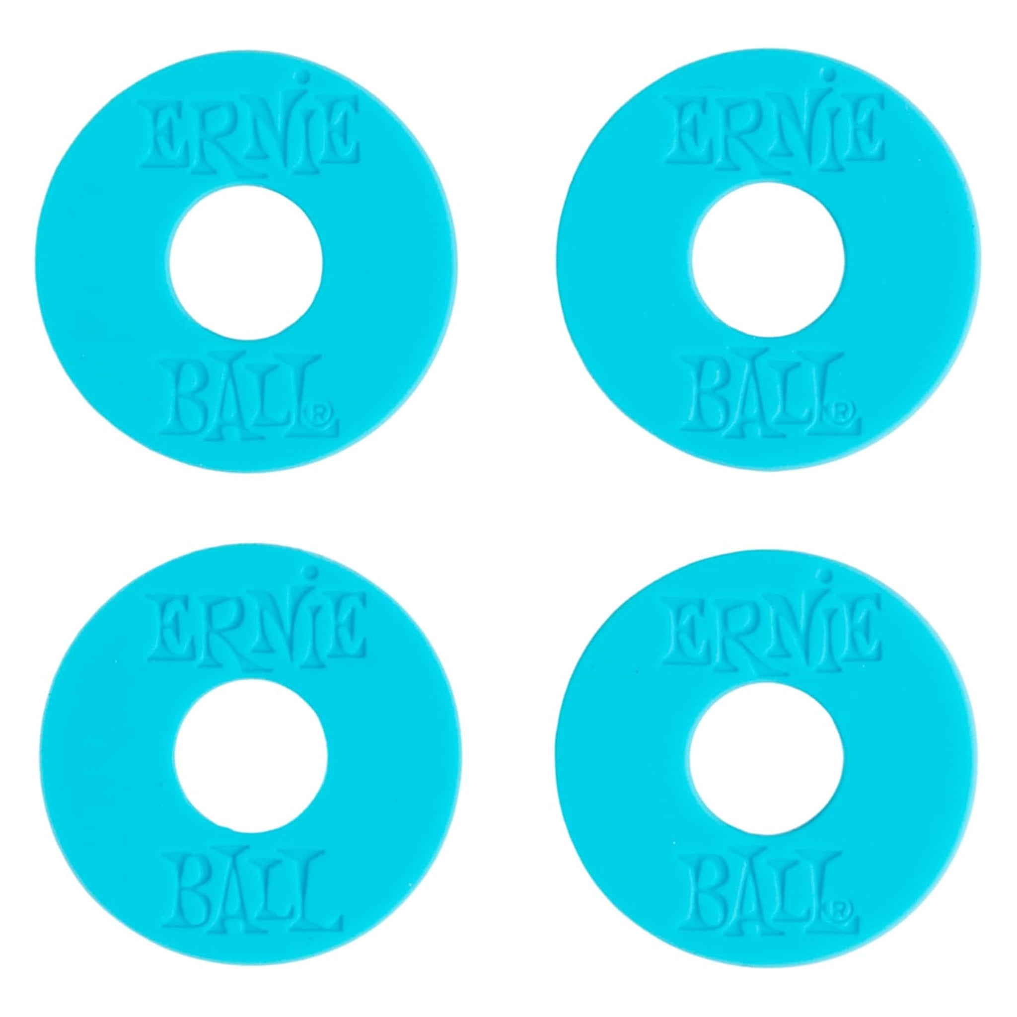 Ernie Ball Strap Blocks - Blue - 4 Pack