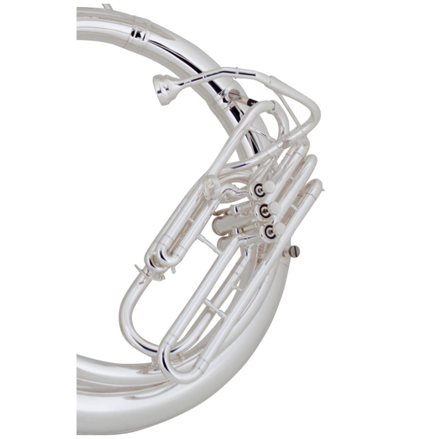King 2350WSP BBb Sousaphone with ABS Case Silver Plated