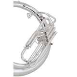 King 2350WSP BBb Sousaphone with ABS Case Silver Plated